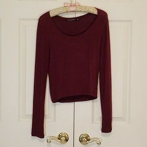 Brandy Melville Wine-Colored Top 🍷